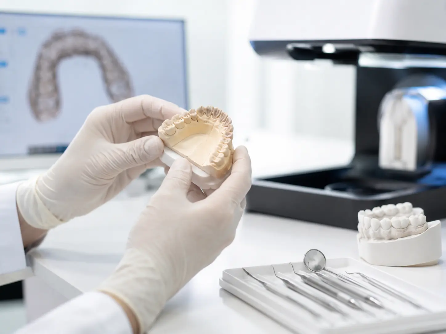 Digital impressions dental lab